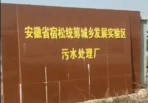安徽省宿松縣污水泵站完工，順利驗收完場